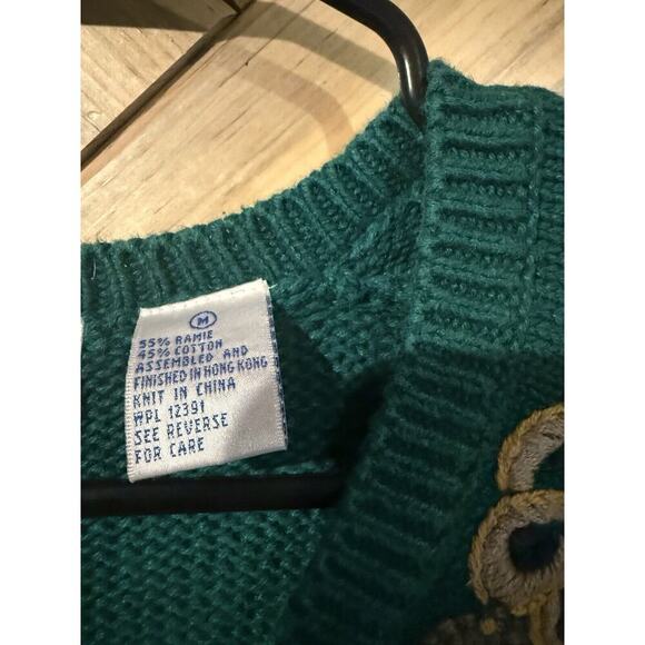 Portraits Northern Isles Petites Hand Knit LongSleeved Sweater W Pockets Medium - Picture 4 of 5